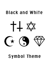 Black and White Symbol