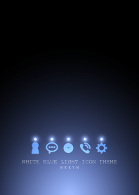 LIGHT ICON THEME -WHITE BLUE-