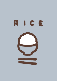 Rice. Blue beige