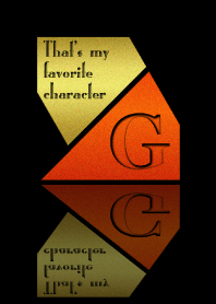 Good fortune Initials 11 "G"(j)