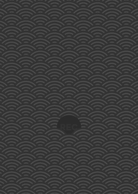 JAPAN WAVE PATTERN GREY BLACK