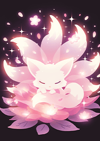 ⭐桃色の輝きを放つ魅惑の桃花狐❤️