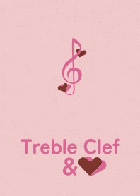 Treble Clef&heart strawberry