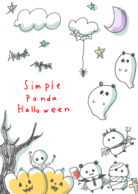 simple Panda Halloween