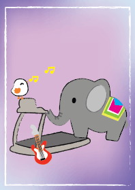 Cute elephant theme v.4