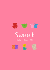 迷你小熊水果軟糖(玫瑰粉紅色)