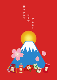 好可愛的新年小物！(紅色)