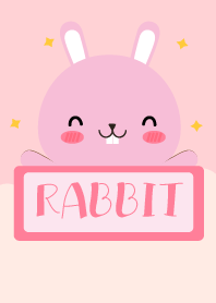 I'm Lovely Pink Rabbit Theme