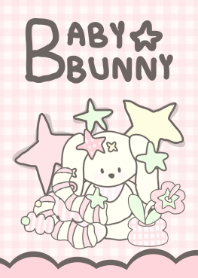 soft pink baby bunny