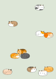 cute Cats in a pile.10