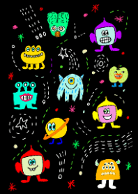Cute aliens theme