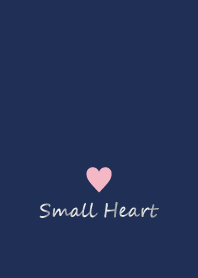Small Heart *Navy+Pink 10*