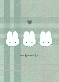 Rabbit Patch x Plaid  - Antique Green