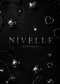 NIVELLE 黑色銀鉻貓咪
