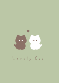 Lovely Cat (fluffy)/ pistachio BR
