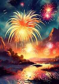 Beautiful Fireworks Theme#310