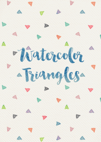 Watercolor Triangle - multi