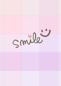 Pink check patterns - smile11-