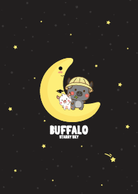 Buffalo Moon Sky Black