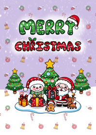 Merry Christmas Royal Purple