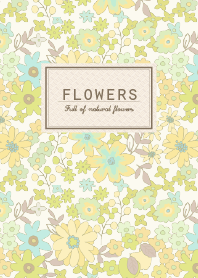 Full of natural flowers