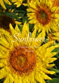 Sunflower oil painting2 #pop