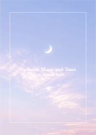 Crescent moon and stars #66