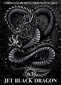 Jet black dragon Golden Lucky 63