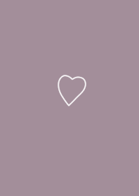 heart. Loosely dull purple.