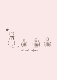 Cat and Perfume -pink-
