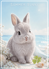 Greige Summer Bunny Blessings