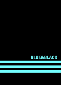 Simple Blue & Black no logo No.8-2