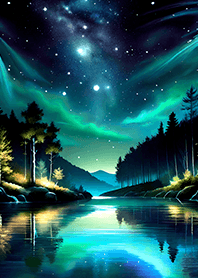 Beautiful starry night view#2310