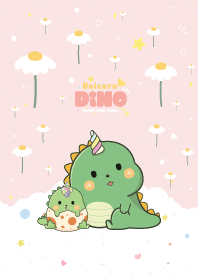 Dino Unicorn Mini Flower Cutie Kawaii