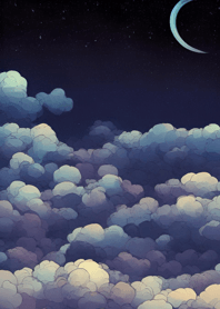 Night appearance background 08505F