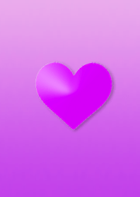 Simple and easy to see Heart Purple Pink