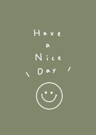 ピスタチオグリーン。良い日を！