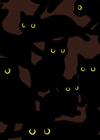 Black Cat Holiday8 on brown