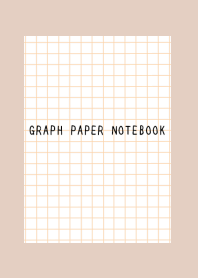 方眼紙の着せかえ/ピンクベージュ