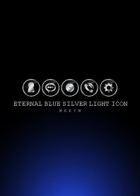 SILVER LIGHT ICON THEME -Eternal Blue-