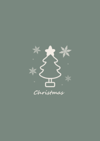 Simple Christmas -smoky green-