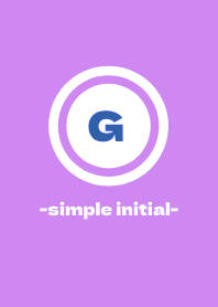 simple initial-G- THEME 79
