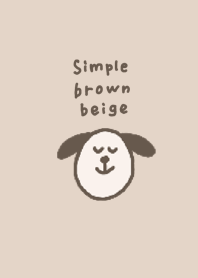 simple brown beige
