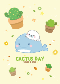 วาฬ & แมวน้ำอุ๋งๆ กระบองเพชร คิ้วตี้
