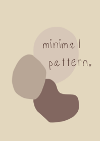 minimal pattern.