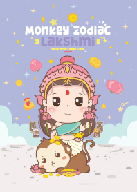 Lakshmi & Monkey Zodiac : Fortune