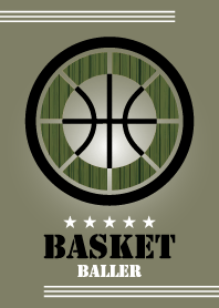 BASKET BALLER -mossgreen-