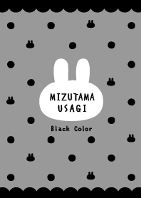 水玉うさぎ♡Gray&Black