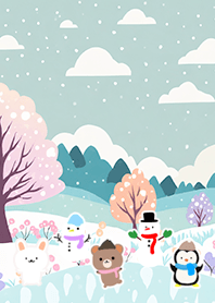 Kawaii scandinavian style(Winter-699)