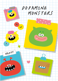多巴胺怪獸便利貼(麻吉麻)
